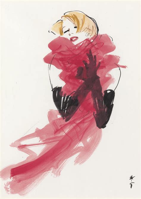 rene gruau dior prints for sale